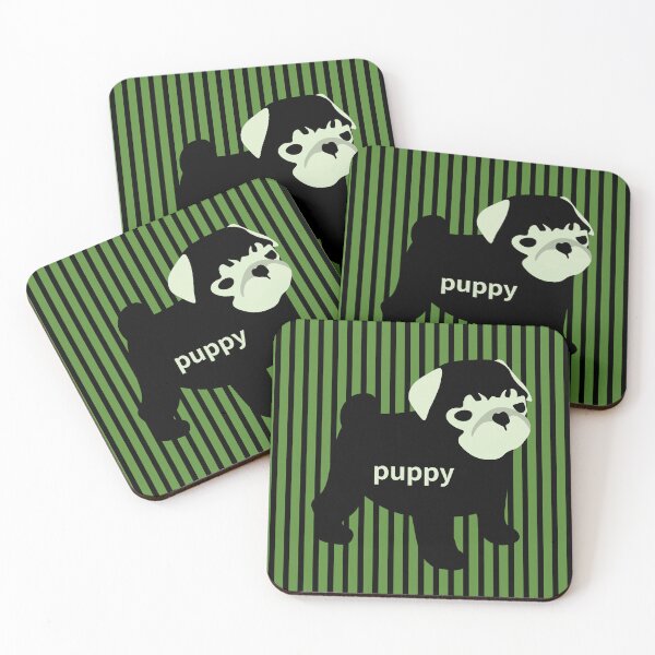 Item preview, green puppy,bulldog designed and sold by zzzozzo.