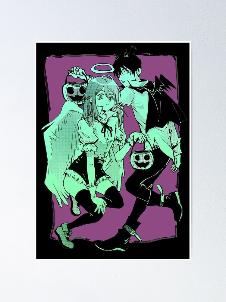 "CHAINSAW MAN CHARACTER HALLOWEEN " Poster for Sale by sylviaserrano