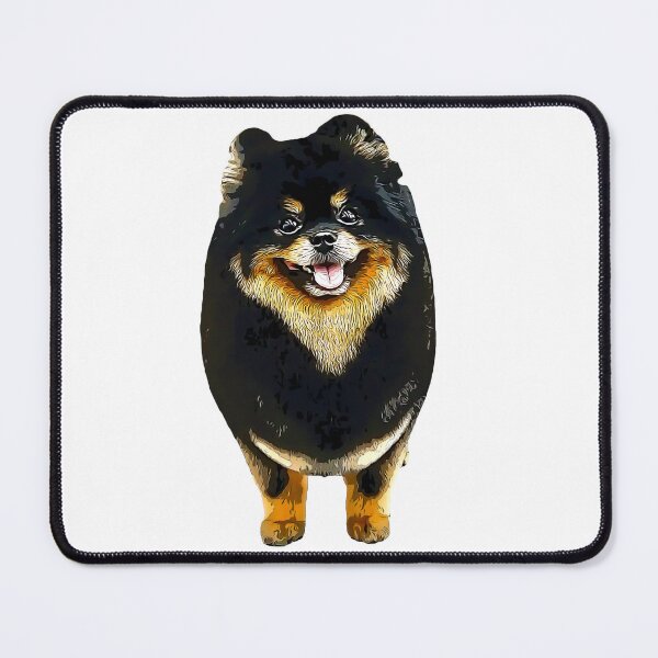 Item preview, Pomeranian Black and Tan Puppy Dog designed and sold by ElegantCat.