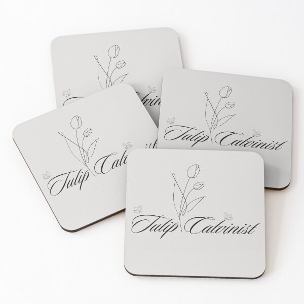 Item preview, Copia del arte lineal calvinista Butterfly Tulip designed and sold by NonPCTruths.