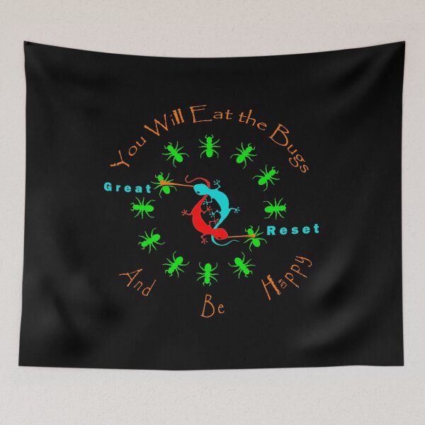 Item preview, You Will Eat the Bugs And Be Happy designed and sold by Sanctum Icons.