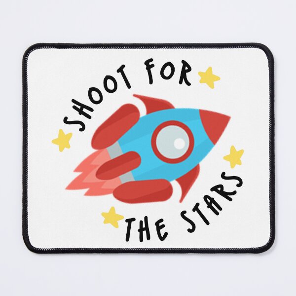 Item preview, Shoot For The Stars Rocket designed and sold by everything4eva.