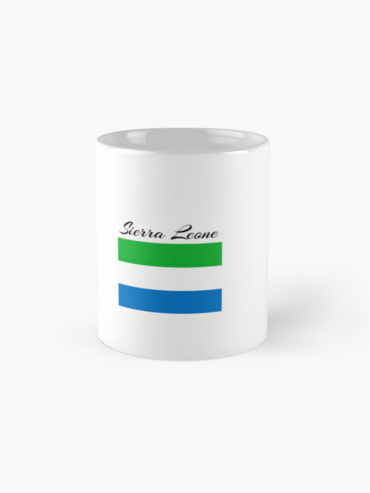 Discover Sierra Leone Flag With Name Coffee Mugs