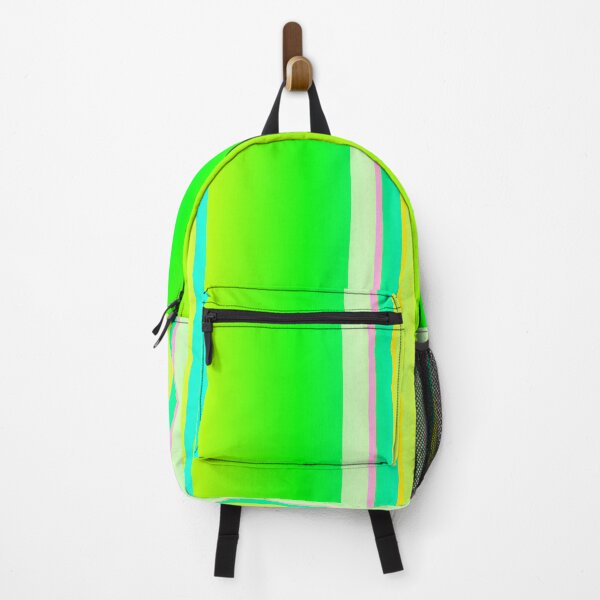 Item preview, Multi color light green vertical striped | lime green color combination designed and sold by lausn.