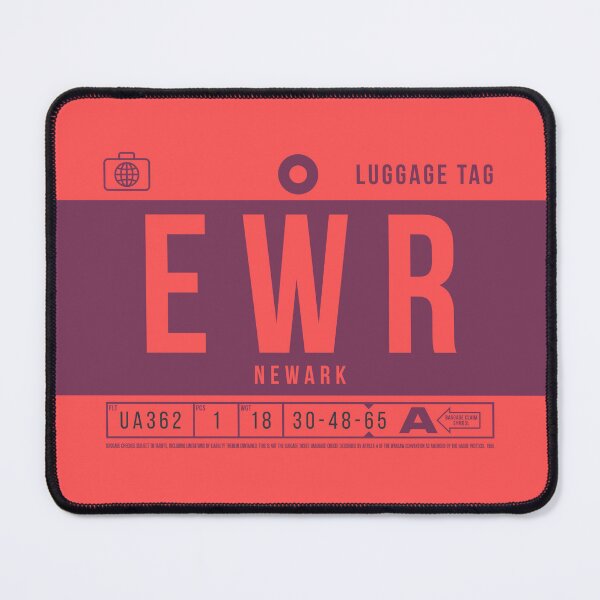Item preview, Luggage Tag B - EWR Newark USA designed and sold by VoodooCircus.