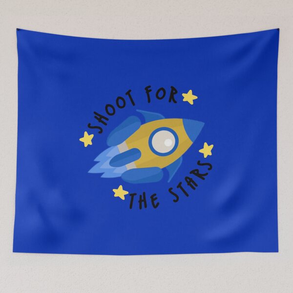 Item preview, Shoot For The Stars Rocket designed and sold by everything4eva.
