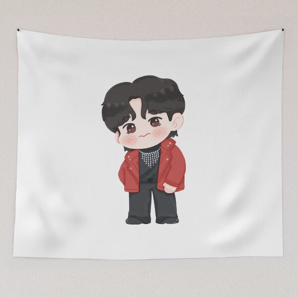 Item preview, TAEHYUNG IN RED JACKET designed and sold by Loona7.