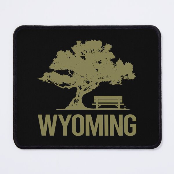 Item preview, Bench And Tree Wyoming designed and sold by nguyentanshop.