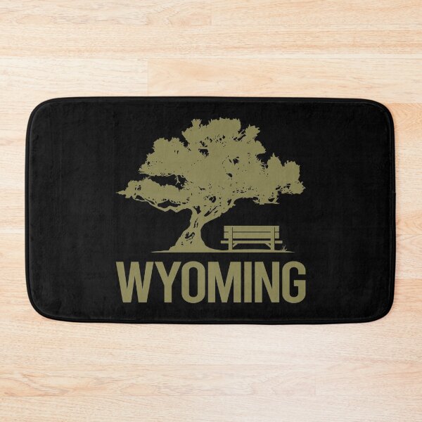 Item preview, Bench And Tree Wyoming designed and sold by nguyentanshop.