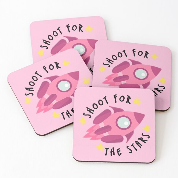 Item preview, Shoot For The Stars Rocket Pink designed and sold by everything4eva.
