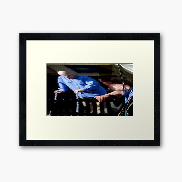 Reflections In Metal Framed Art Print