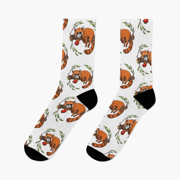 Item preview, Hippie Red Panda Bear designed and sold by underheaven.