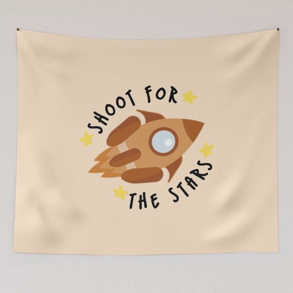Item preview, Shoot For The Stars Rocket Orange designed and sold by everything4eva.