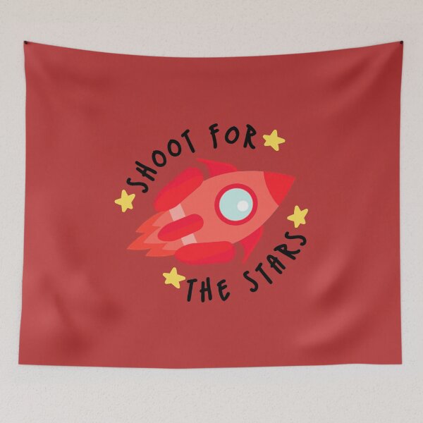 Item preview, Shoot For The Stars Rocket Red designed and sold by everything4eva.