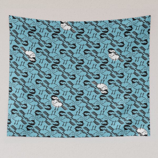 Item preview, Chickadee Dee Dee Tile designed and sold by Lauren King.