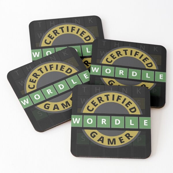 Item preview, Certified Wordle Gamer designed and sold by Tatzki-Design.