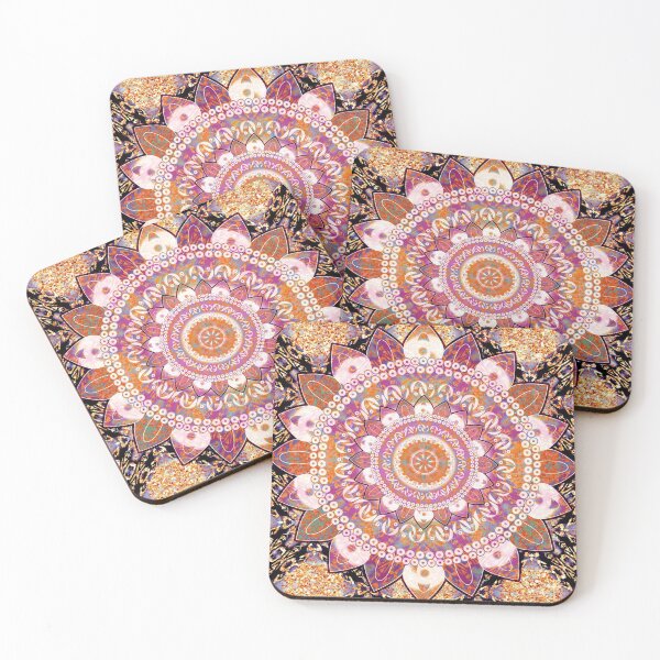 Item preview, Boho Copper Batik Mandala designed and sold by Nina May Designs.