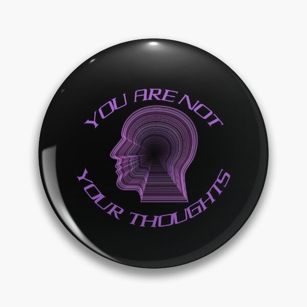 Item preview, YOU ARE NOT YOUR THOUGHTS Purple designed and sold by everything4eva.