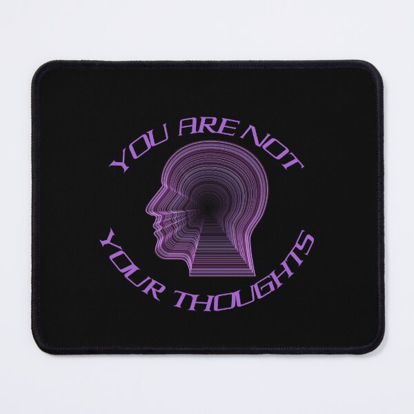 Item preview, YOU ARE NOT YOUR THOUGHTS Purple designed and sold by everything4eva.