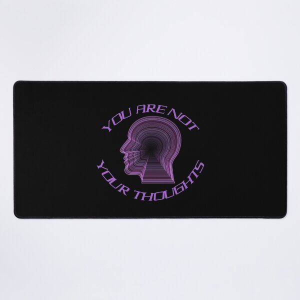 Item preview, YOU ARE NOT YOUR THOUGHTS Purple designed and sold by everything4eva.