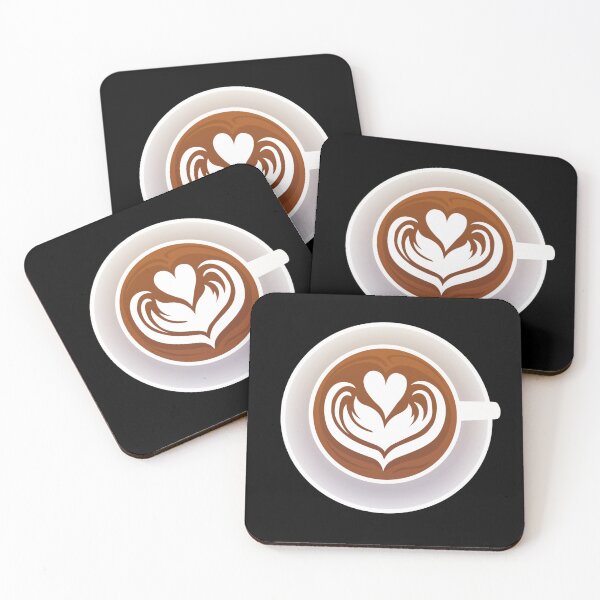 Item preview, Coffee Latte Art Illustration designed and sold by Wanc Designs.