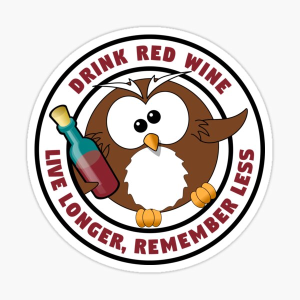 Artikel-Vorschau von Trinken Rotwein Eule - Männer Frauen T-Shirt, designt und verkauft von inkedtee.