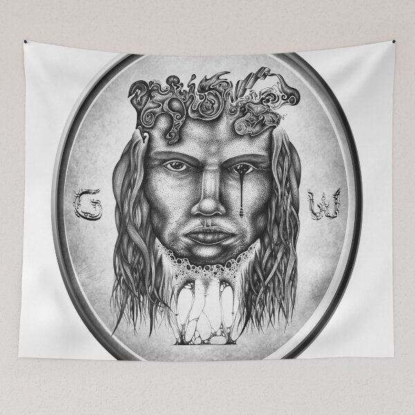 Item preview, A Portrait of Humility (Black and White) designed and sold by grubervfiether.