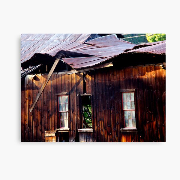Ramshackle Rolling Roof Canvas Print