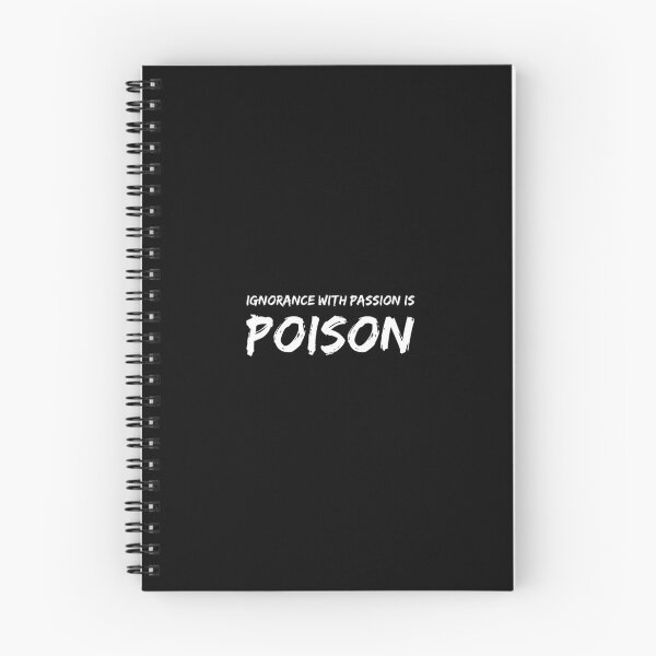 Item preview, Ignorance with passion is poison. designed and sold by 1Lio.