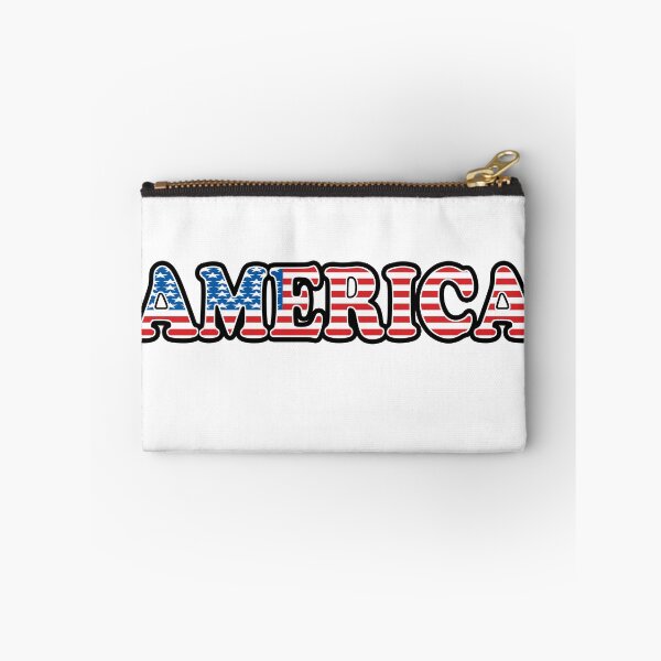 Item preview, USA AMERICA FLAG COLOUR TEXT. designed and sold by UJ7777.