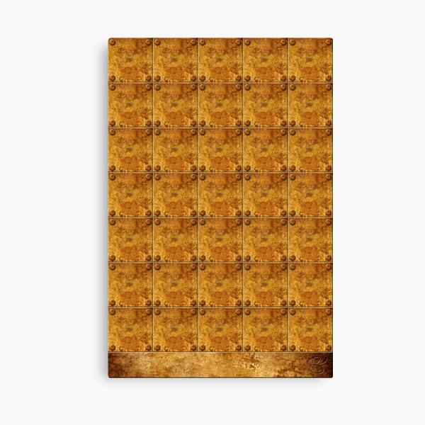 Rusty Rivets Canvas Print