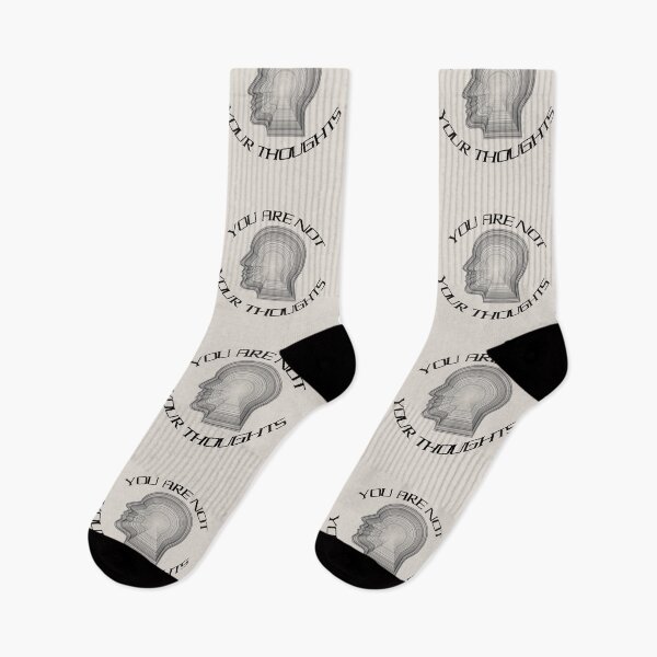 Item preview, YOU ARE NOT YOUR THOUGHTS Grey designed and sold by everything4eva.