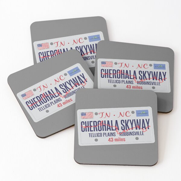 Item preview, Cherohala Skyway National Scenic Byways Tennessee, North Carolina Motorcycle Sticker T-Shirt 01 designed and sold by OuterShellUK.