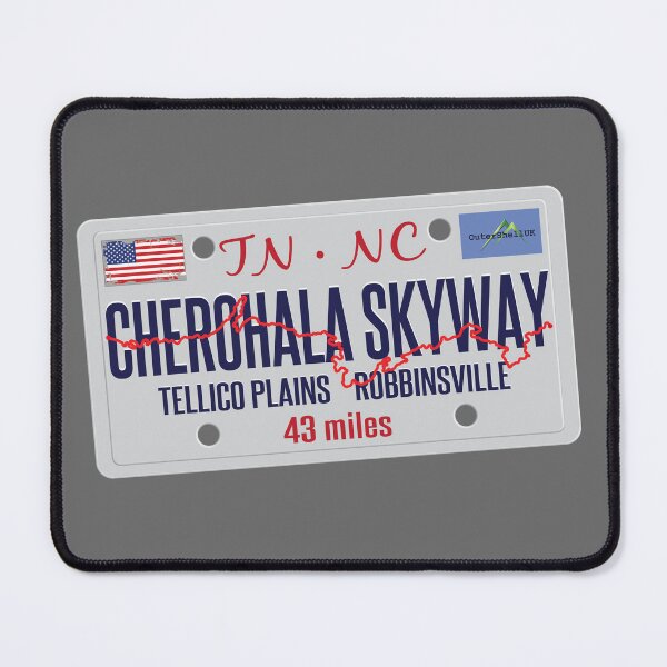 Item preview, Cherohala Skyway National Scenic Byways Tennessee, North Carolina Motorcycle Sticker T-Shirt 01 designed and sold by OuterShellUK.