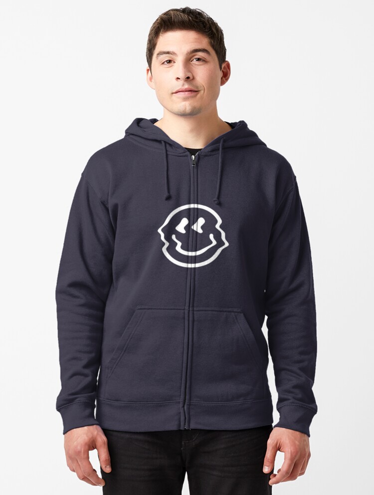 Distorted smile | Zipped Hoodie