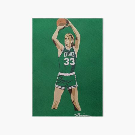 Art Larry Bird Wallpaper | Art Board Print