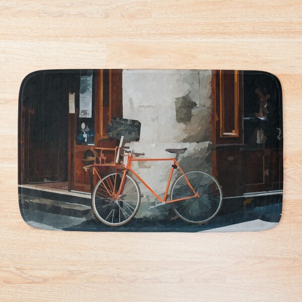 Item preview, Bicycle Outside Parisien Cafe - Watercolour Style designed and sold by WWWC2288.