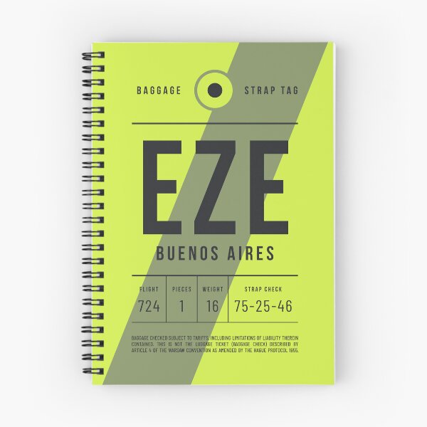Item preview, Luggage Tag E - EZE Buenos Aires Argentina designed and sold by VoodooCircus.