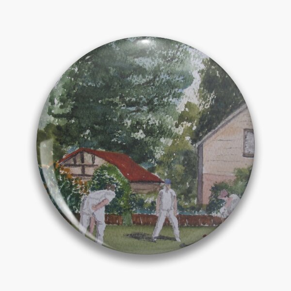 Aperçu de l'œuvre Cricket du dimanche ensoleillé à Ickwell Green créée et vendue par lumuart.