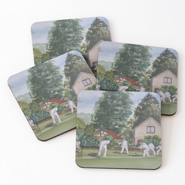 Item preview, Sunny Sunday Cricket at Ickwell Green designed and sold by lumuart.