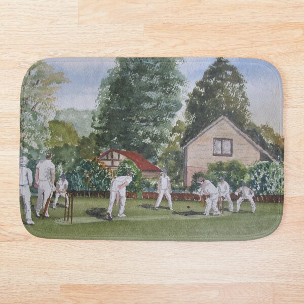 Item preview, Sunny Sunday Cricket at Ickwell Green designed and sold by lumuart.