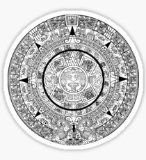 Aztec Calendar Sticker