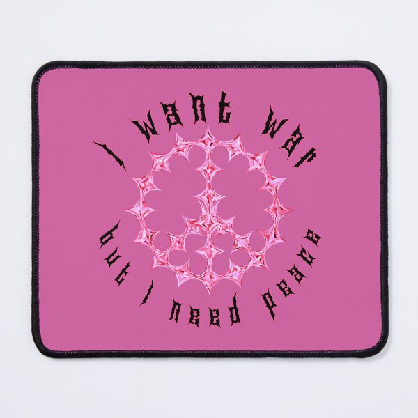 Item preview, I WANT WAR BUT I NEED PEACE Pink designed and sold by everything4eva.
