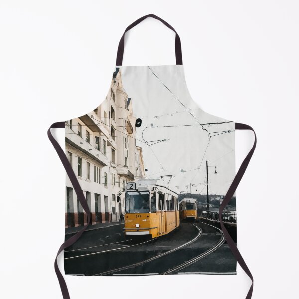 Item preview, Trams in Budapest - Watercolour Style designed and sold by WWWC2288.