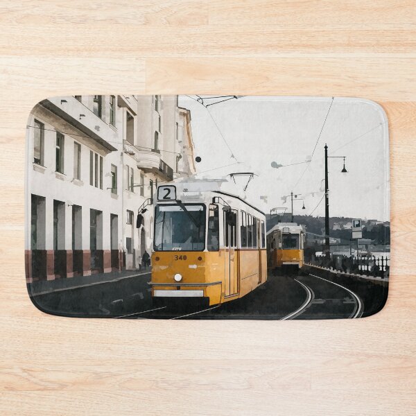 Item preview, Trams in Budapest - Watercolour Style designed and sold by WWWC2288.