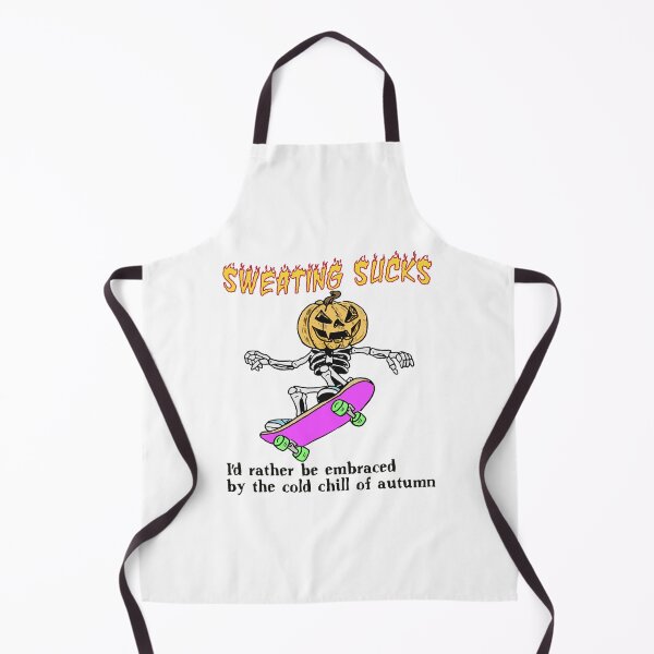 Item preview, Sweating Sucks Skeleton Pumpkin Head Halloween designed and sold by LeonardDooley.