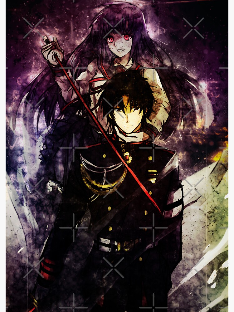 Seraph Of The End - Guren Ichinose & Ferid Bathory Wall Scroll