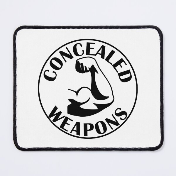Item preview, Concealed weapons bicep arm funny gym designed and sold by designsbyted.