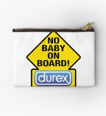 NO BABY ON BOARD Studio Pouch
