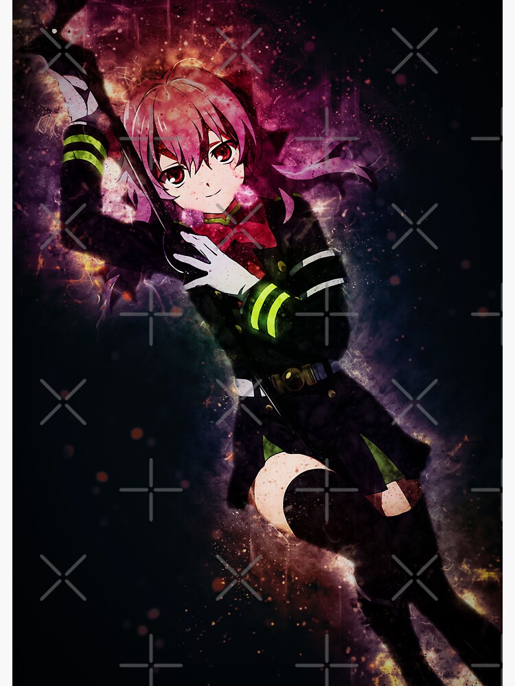 Guren Ichinose Seraph of the end Anime Girl Gift Sticker for Sale by  Spacefoxart